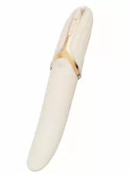 Элегантный вибратор Zalo EVE, 22 см, 6 режимов, с имитацией оральных ласк, функцией нагрева, бежевый