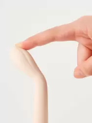 Изящный вибратор Iroha koharu Hinatsubomi, 16 см, силикон, в форме бутона, персиковый