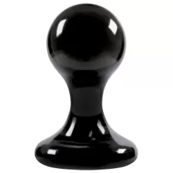 Анальная пробка Luna Balls средняя – черная	