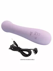 Вибратор-кролик Baile ROSOLYN, двойной мотор, 10 режимов