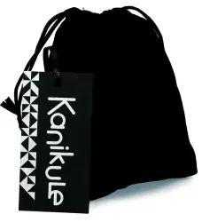 Маленькая алюминиевая анальная пробка Kanikule Small с кристаллом – золотистый с зеленым