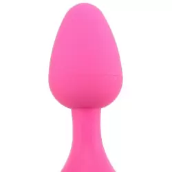 Анальная пробка Flexi Risque с вибрацией – розовый