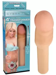 Насадка-удлинитель Xtra Thick Transformer Penis Extension 4 – телесная