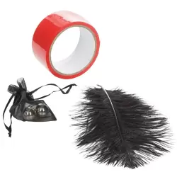 Игровой набор Scandal Red Room Kit металлические шарики, скотч, перо