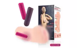 Реалистичный мастурбатор в форме вагины с вибрацией, ELEGANCE.003