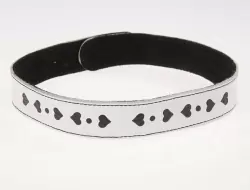 Ошейник Hearts - White