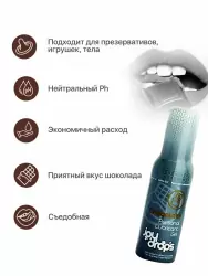 Смазка на водной основе Joydrops Chocolate, натуральные компоненты, 100 мл