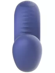 Анатомический вибратор SVibe GIZI Lite, непрерывная стимуляция, 2 мотора, 5 режимов работы, голубой