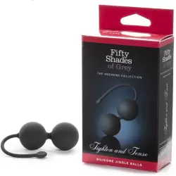 Небольшие вагинальные шарики Tighten and Tense - серый