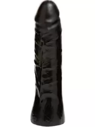 Реалистичная насадка для страпон систем фаллоимитатор Vac-U-Lock CodeBlack, 18 см, черный