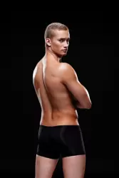 Мужские трусы боксеры Envy из микрофибры – черный, M/L