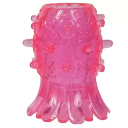 Насадка на пенис Silicon Tickler Cock Ring открытая – розовая