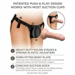 Регулируемые трусики для страпона «Beginners Body Dock Strap-On Harness»