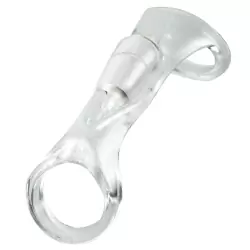 Насадка стимулирующая Vibrating Cock Sling с вибрацией – прозрачная