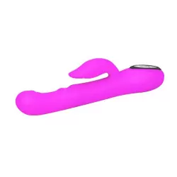 Вибратор Intimate с ротацией и стимуляцией клитора – розовый