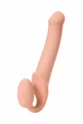 Безремневой страпон Strap-on-me. 25 см. Телесный