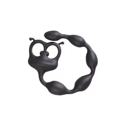 Анальная цепочка Fun Factory Flexi Felix, 32 см, 5 бусин, черный