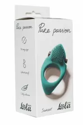 ЭРЕКЦИОННОЕ ВИБРОКОЛЬЦО PURE PASSION SUNSET GREEN