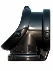 Эрекционное кольцо Pipedream Rock Hard Cock Pipe, с подхватом мошонки, ТПР, 3,3 см