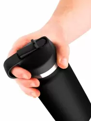 Нереалистичный мастурбатор Pipedream FAP FLASK, 22,8 см, в виде бутылки для воды, чёрный