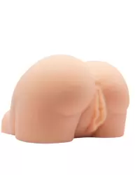 Реалистичный мастурбатор Baile Crazy Bull Promise to Satisfy, вагина-анус догги-стайл, 16 см, 5 скоростей, телесный