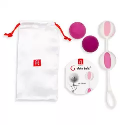 Бархатистые вагинальные шарики Geisha Balls 2 – розовый