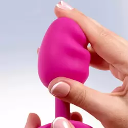 Анальная пробка с вибрацией Gvibe Gplug Bioskin - розовый