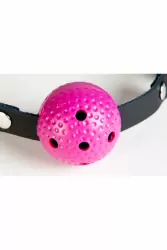 Кляп-шарик из пластика TOYFA Theatre – розовый