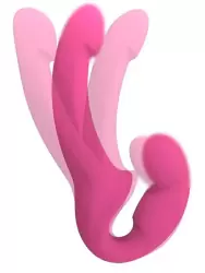 Анатомический страпон Fun Factory Share Lite, безремневой, диаметр 3,8 см, вишневый