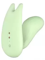 Интерактивный вибратор Magic Motion Umi, 9,5 см, силикон, зеленый