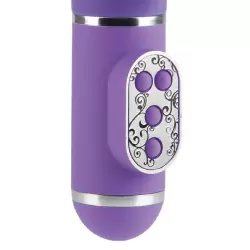 Вибромассажер Tantric Mantra со стимуляцией клитора – фиолетовый