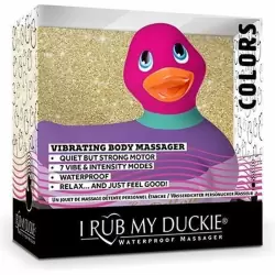 Вибратор-уточка BigTeazeToys I Rub My Duckie 2.0, разноцветный