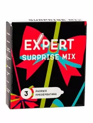 Презервативы EXPERT Surprise Mix, секретный микс, 3 шт
