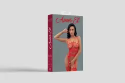 Кетсьюит (боди-комбинезон) Agata S/L - красный