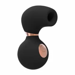 Интенсивный стимулятор клитора Irresistible Invincible Black, 12 см, силикон, черный