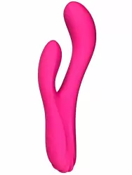 Инновационный вибратор-кролик Osci 3, 5 скоростей, 21 см, розовый