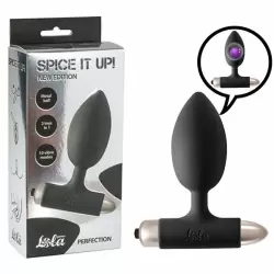 Анальная пробка с вибрацией Spice it up New Edition Perfection Black 8014-01lola
