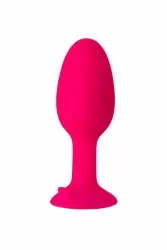 Силиконовая анальная втулка со стальным шариком внутри TOYFA POPO Pleasure – размер S