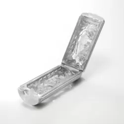 Мастурбатор премиум класса Tenga Flip Hole Silver – серебристый