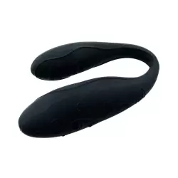 Многофункциональный вибромассажер для пар Indulgence Plus с пультом дистанционного управления – черный