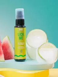Массажный гель Intt LICK ME, разогревающий, съедобный, кайпиринья, 50 мл