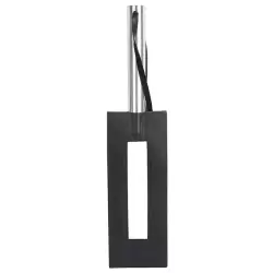 Шлёпалка-рамка Leather Gap Paddle кожаная – черная