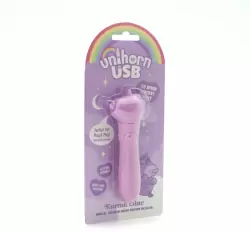 Вибропуля Unihorn USB - Karma Lilac с функцией пульсации, лиловый