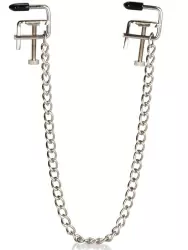 Зажимы на соски с цепочкой Padded Vises металлические