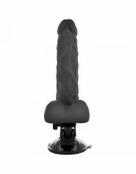 Вибромассажер с пультом управления BASECOCK REALISTIC BENDABLE REMOTE CONTROL BLACK 21 CM