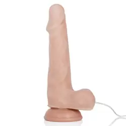 Фаллоимитатор Rotating Emperor 5 с вибрацией – телесный