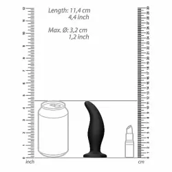 Анальная пробка в форме язычка Curve Butt Plug