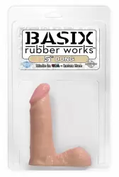Фаллоимитатор Basix Rubber Works 5 - Flesh