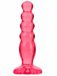 Набор: анальные пробки Crystal Jellies - Anal Trainer Kit, 2 шт, ПВХ, розовый