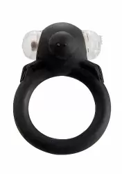 Эрекционное кольцо с вибрацией Black Spider